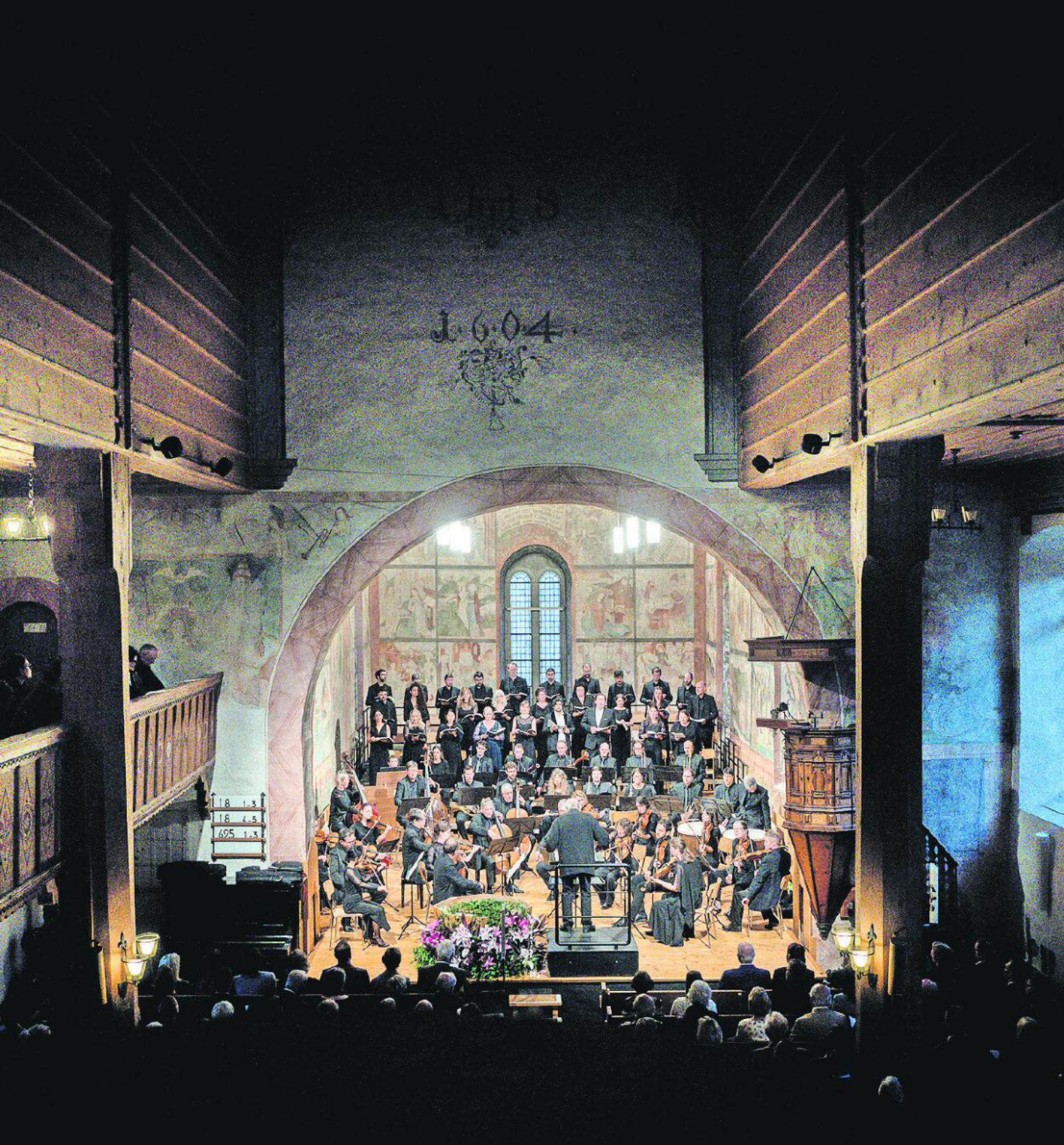 The Camerata Salzburg performed Schubert together with the Collegium "Vocale Gent" at the opening concert of the Gstaad Menuhin Festival in the church in Saanen. PHOTO: RAPHAEL FAUX/GSTAADPHOTOGRAPHY.COM