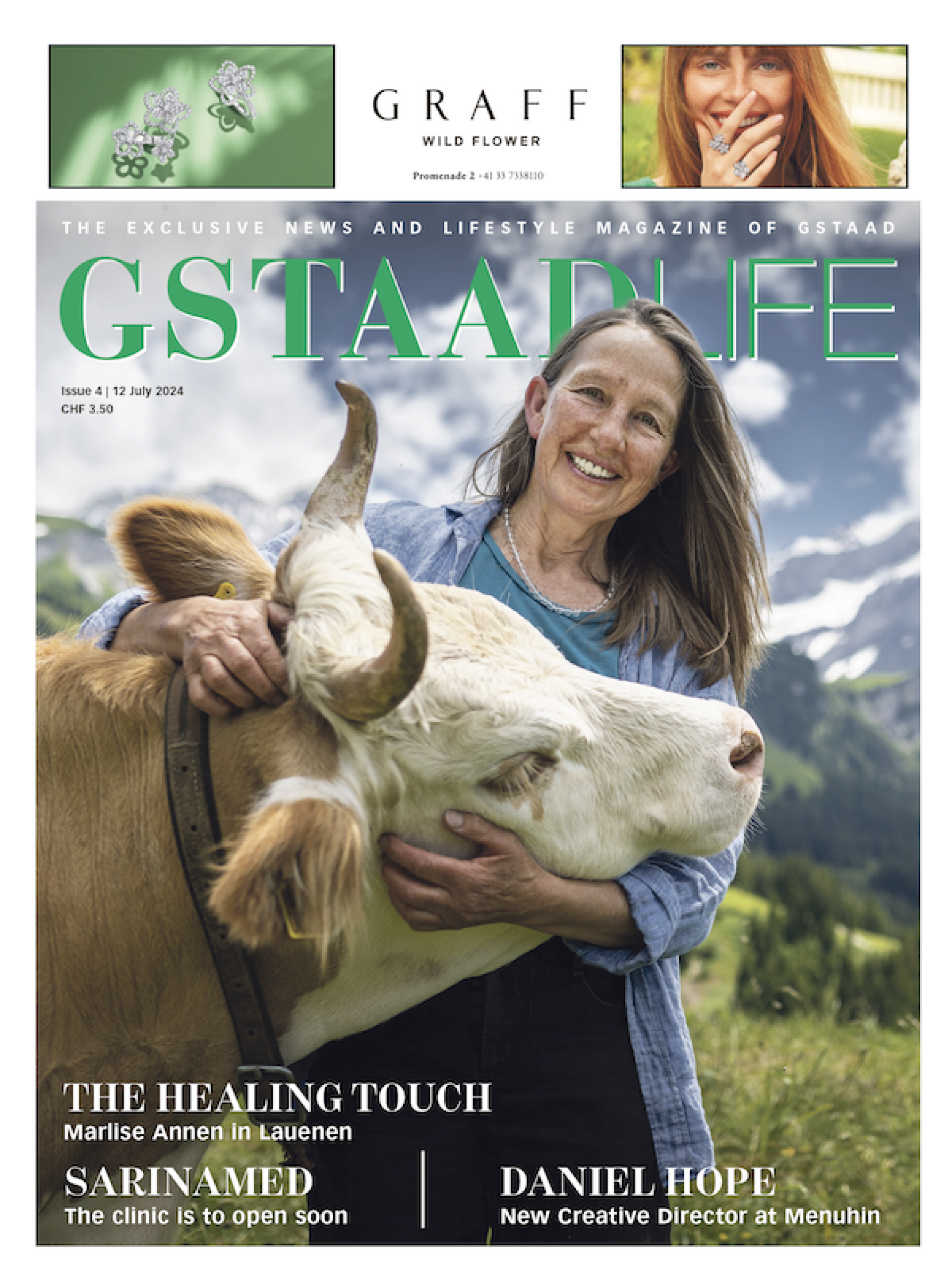 Marlise Annen from Lauren in conversation with GstaadLife about her relationship with nature | Photo: Sven Pieren