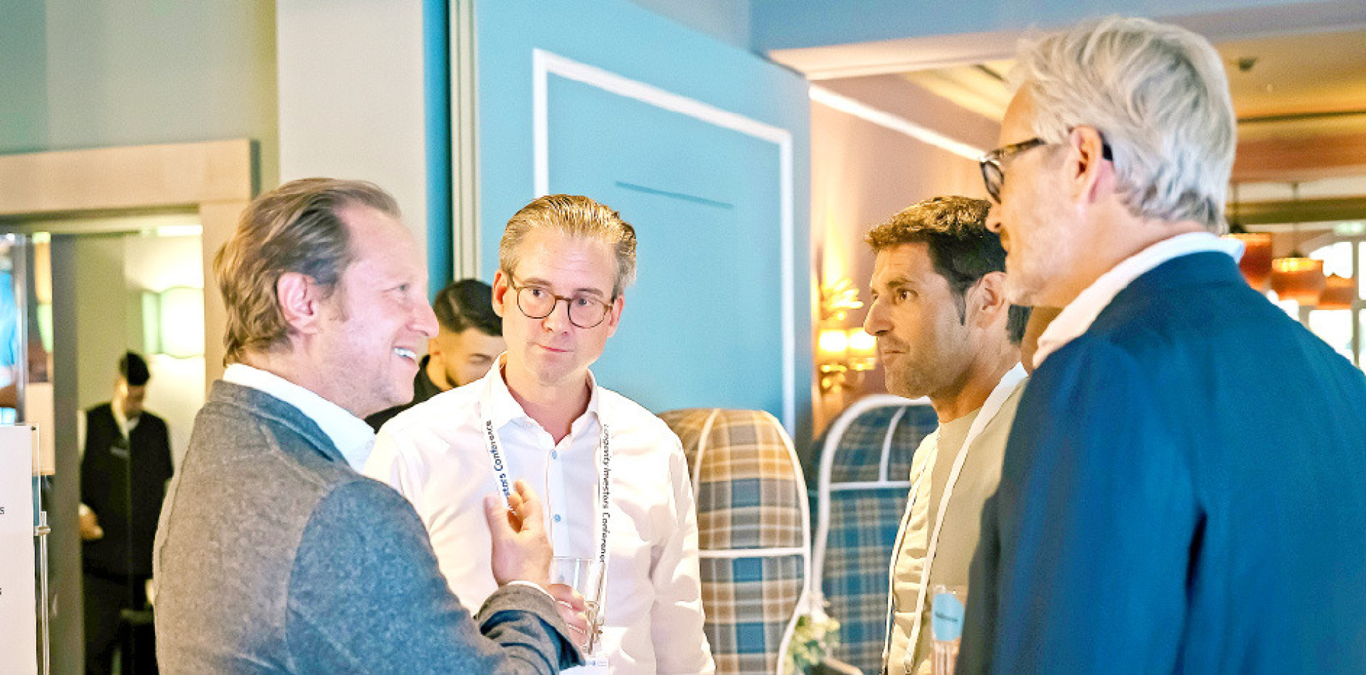 Daniel Koetser, co-host and owner of Le Grand Bellevue, Marc P. Bernegger, Ruben Figueres and Nico Helling at LIC2025 - Das Bild wird blockiert. – Möglicherweise durch einen aktiven Adblocker.