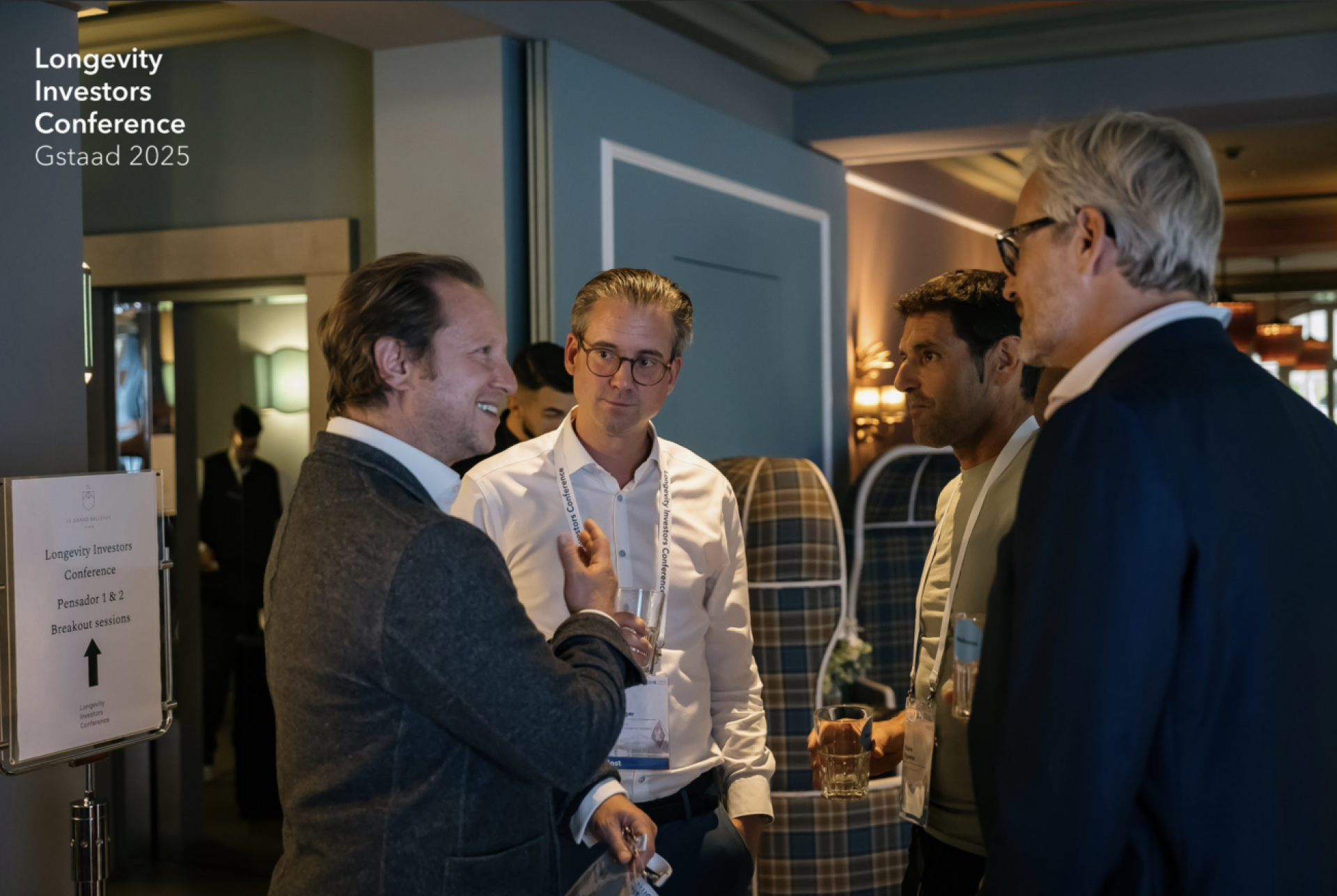 Daniel Koetser, co-host and owner of Le Grand Bellevue, Marc P. Bernegger, Ruben Figueres and Nico Helling at LIC2025 - Das Bild wird blockiert. – Möglicherweise durch einen aktiven Adblocker.