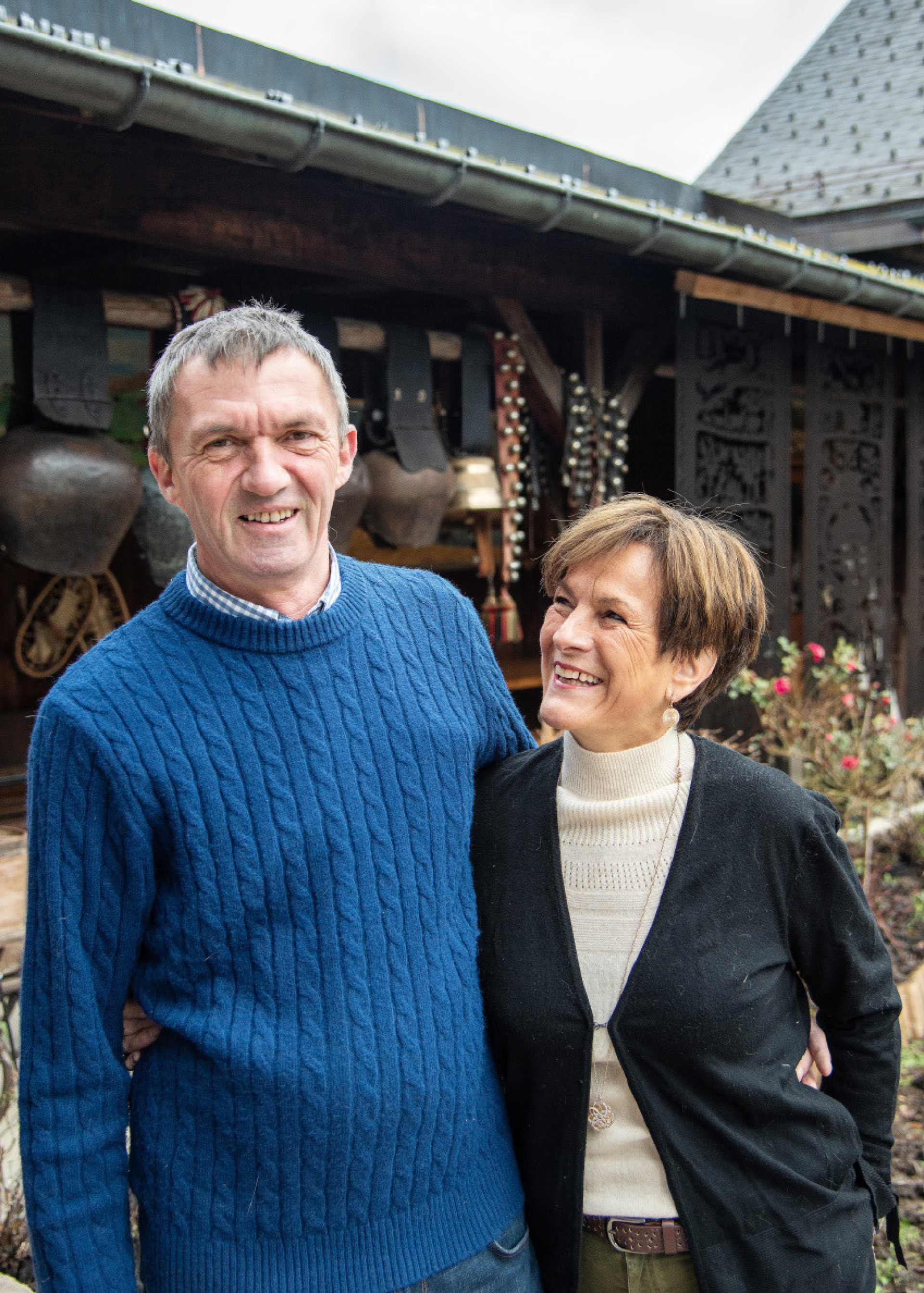 David and his wife Yvette Rossier