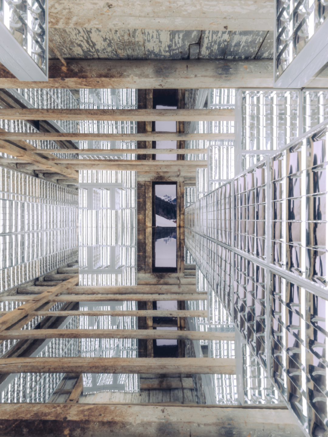 A kaleidoscope - what is real and what is mirror imagined A kaleidoscope - what is real and what is mirror imagined