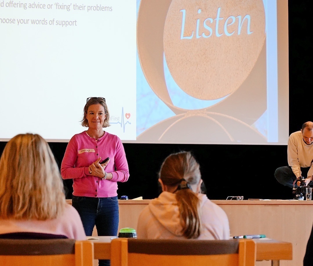 Sometimes listening is better than giving advice (see section Room 4). Dr Mecky McNeil from HealthFirst. Sometimes listening is better than giving advice (see section Room 4). Dr Mecky McNeil from HealthFirst.