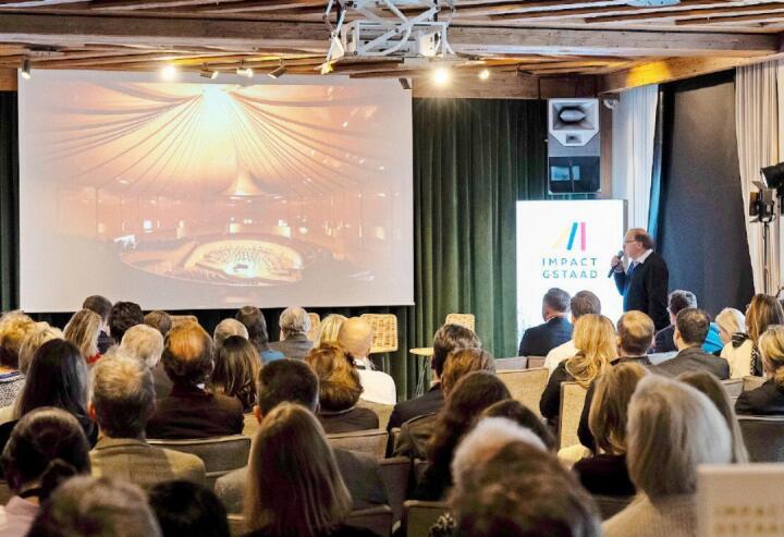 Marcel Bach presented the Gstaad Concert Hall project