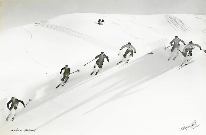 "Winter in Gstaad”, 1923 Photo by Jacques Naegeli
