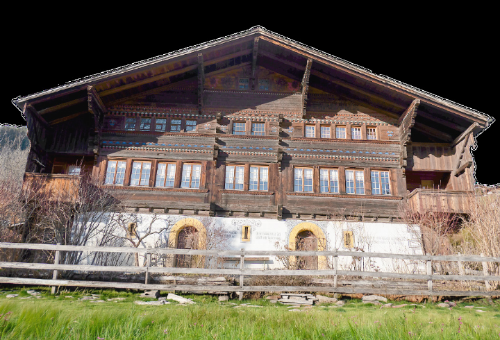 The Old Kastlanei, built by Hans Tüller in 1670 near Saanen The Old Kastlanei, built by Hans Tüller in 1670 near Saanen