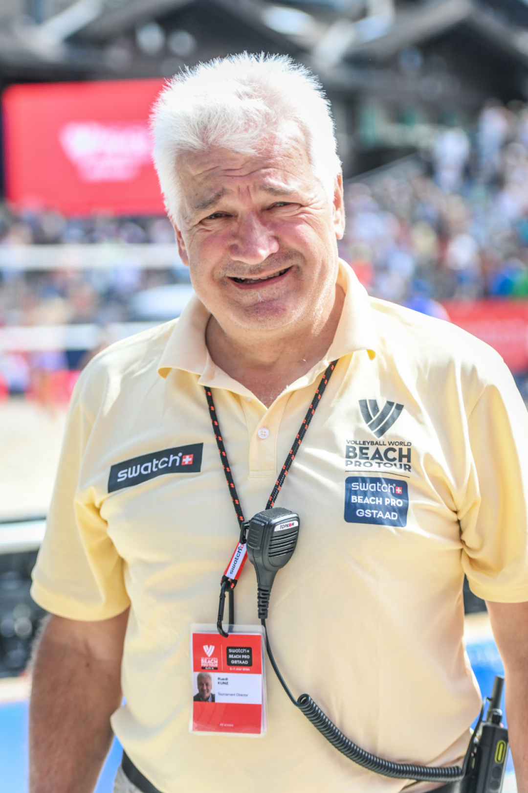 Former tournament director Ruedi Kunz Former tournament director Ruedi Kunz