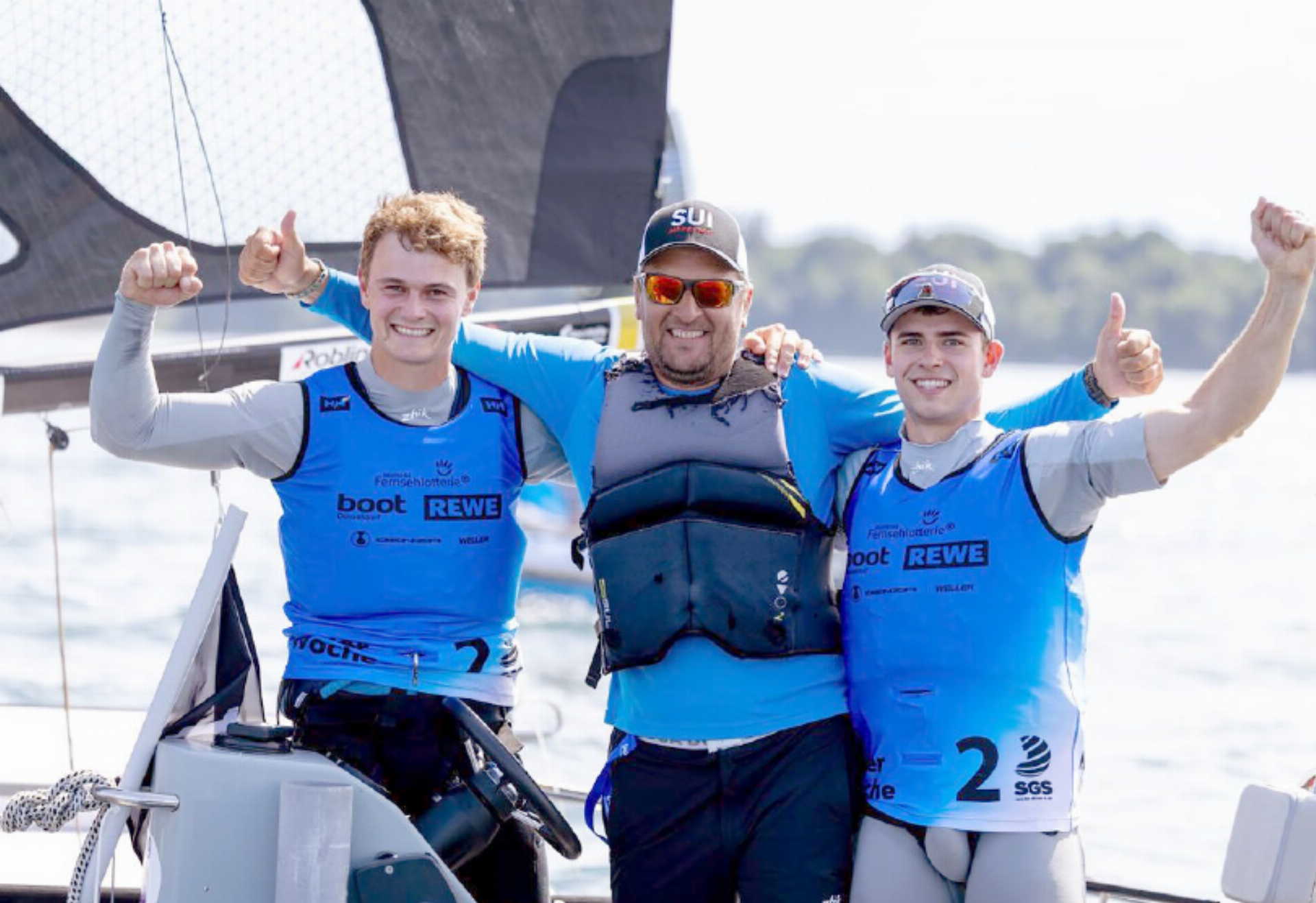 Joshua Richner and Nilo Schärer won the 49er class at Kiel Week 2026 | - Das Bild wird blockiert. – Möglicherweise durch einen aktiven Adblocker.