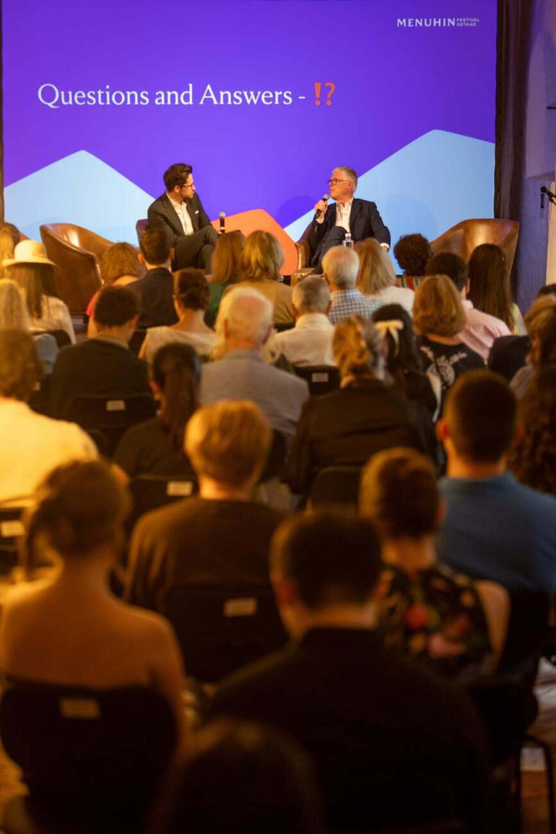 Klaus Fiala and Peter Gartiser in conversation