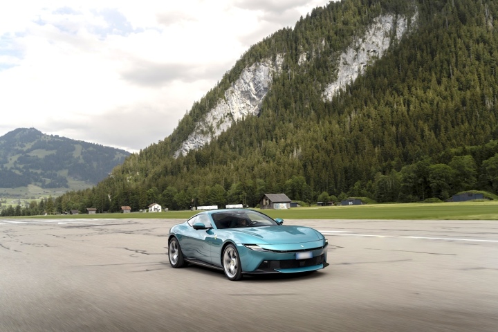 Speedtest at the Gstaad Airport, took the test drivers to the max | All photos courtesy of Ferrari Speedtest at the Gstaad Airport, took the test drivers to the max | All photos courtesy of Ferrari