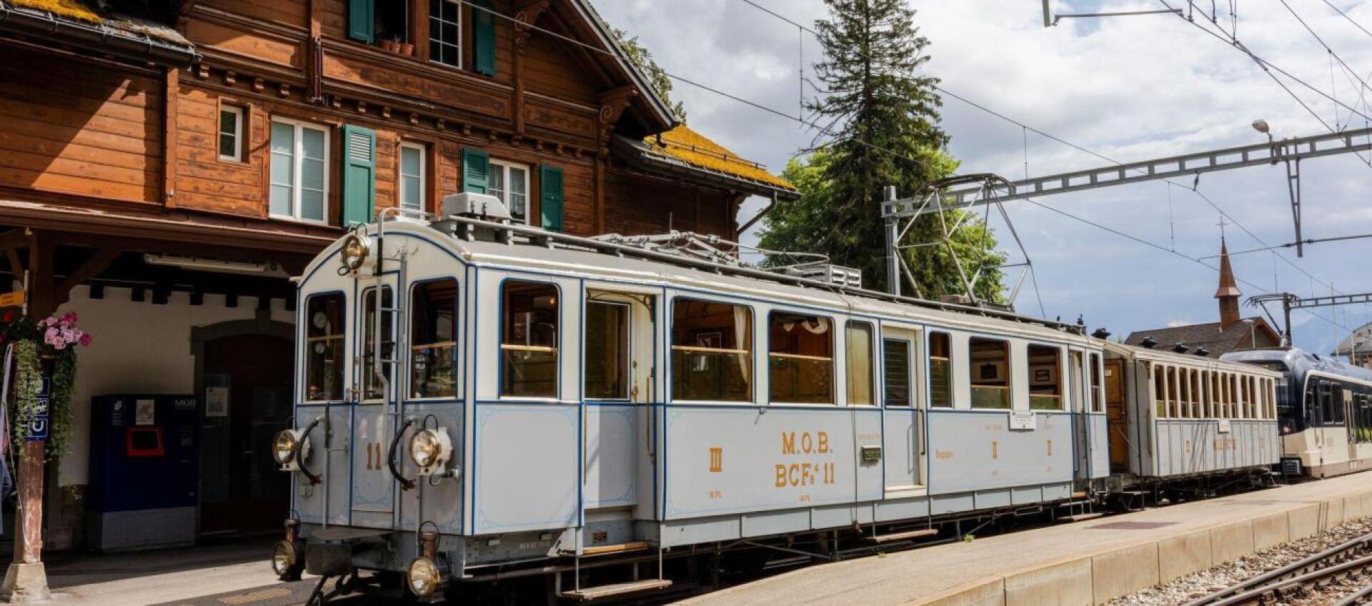 To mark its 125th anniversary, the MOB, in collaboration with the Blonay-Chamby Railway Museum, invites you to enjoy an exceptional railway experience.